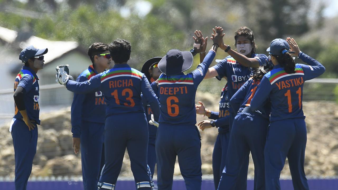 India had already lost the WODI series, but managed to bring Australia’s winning streak to an end. (Photo by Albert Perez/Getty Images)