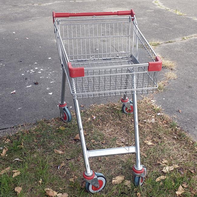 Another shopping trolley dumped in Chevron Island.