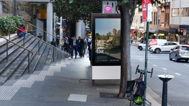 A concept image of the new payphone on Liverpool St.