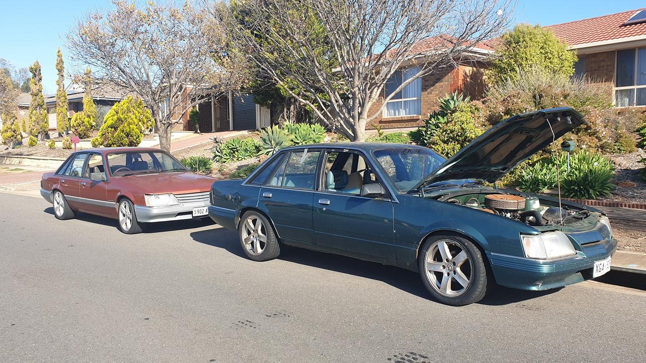 Last of the big bangers -1984 and 1985 Commodores. Picture supplied by Craig Stagg, Sheidow Park.