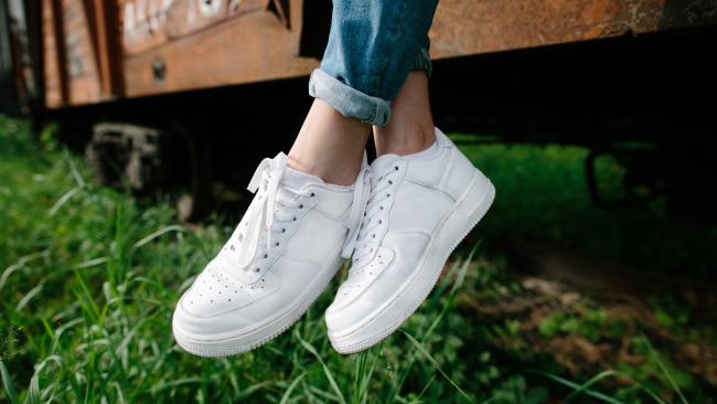 White store sneakers online