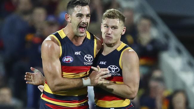 Laird is bullish about the Crows’ 2019 prospects. Pic: Sarah Reed