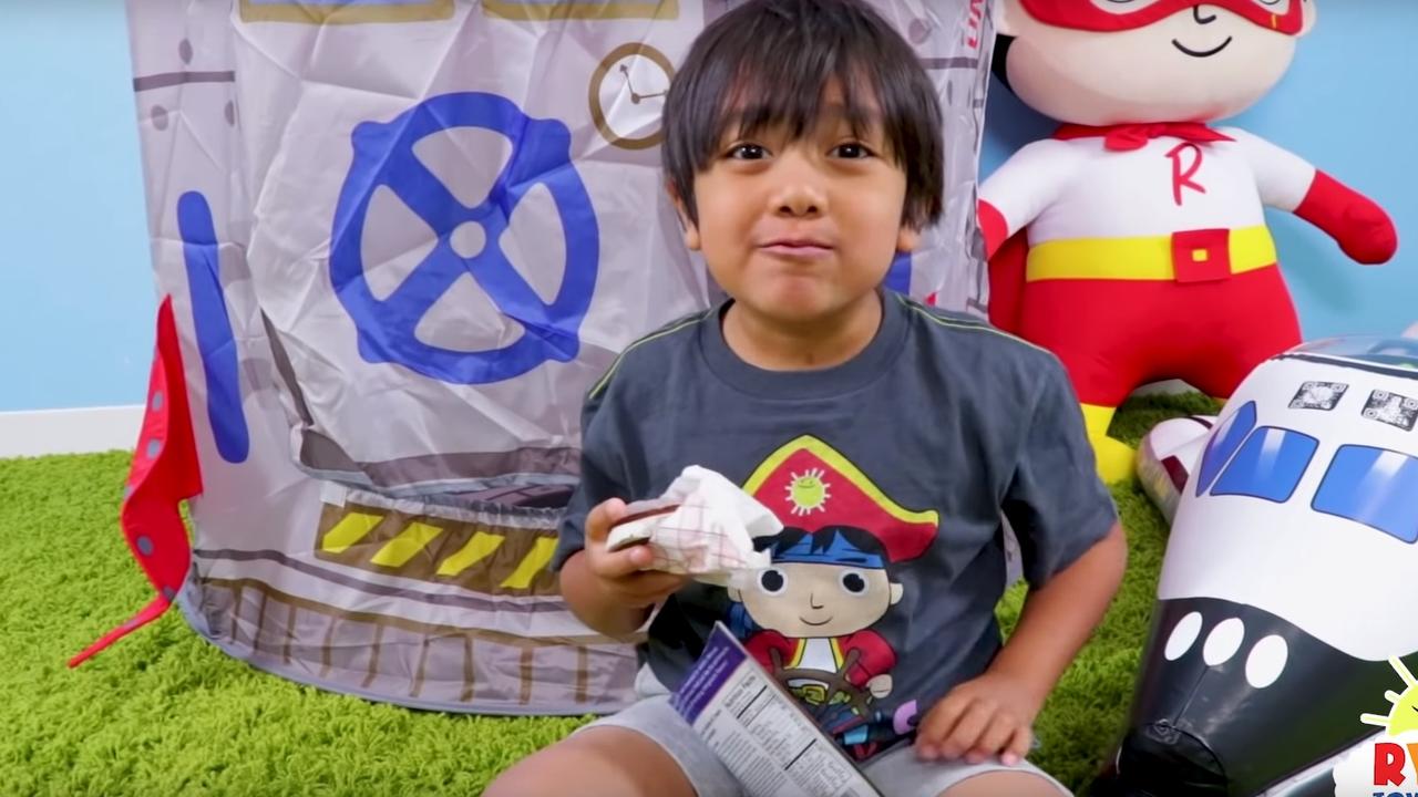 Youtube 7yo boy made 30m last year from toy channel Ryan ToysReview