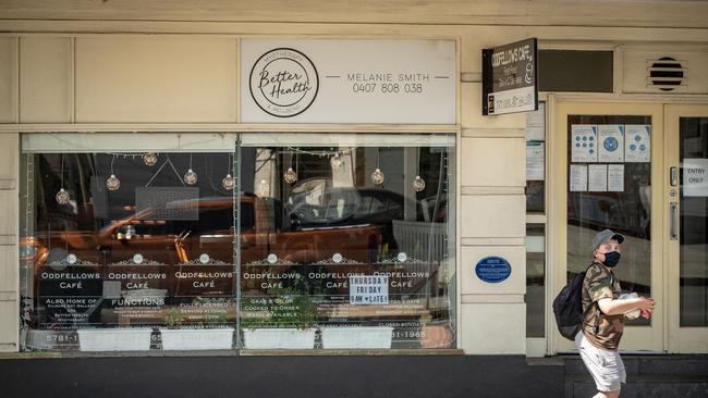 A Melburnian who dined at Oddfellows cafe in Kilmore also spread the virus to Shepparton. Picture: Darrian Traynor/Getty Images