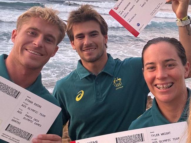 Straddie’s Ethan Ewing heads Aussie surf team for Paris Olympics