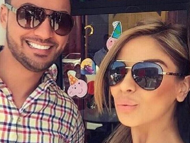 Salim Mehajer with his sister Aisha.