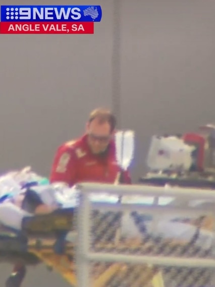 17-year old footballer Henry Nau flown to hospital and now in coma. Picture: 9 NEWS