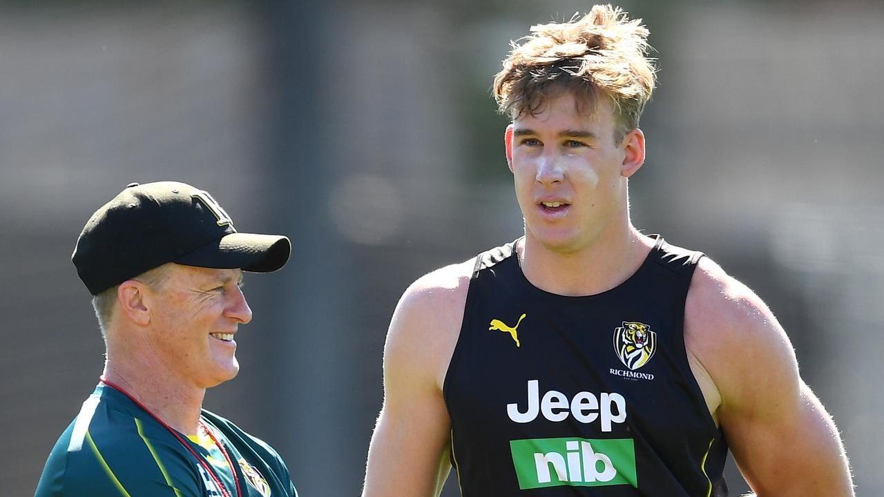 Will star recruit Tom Lynch feature in Damien Hardwick’s Round 1 Richmond side? (Photo by Quinn Rooney/Getty Images)