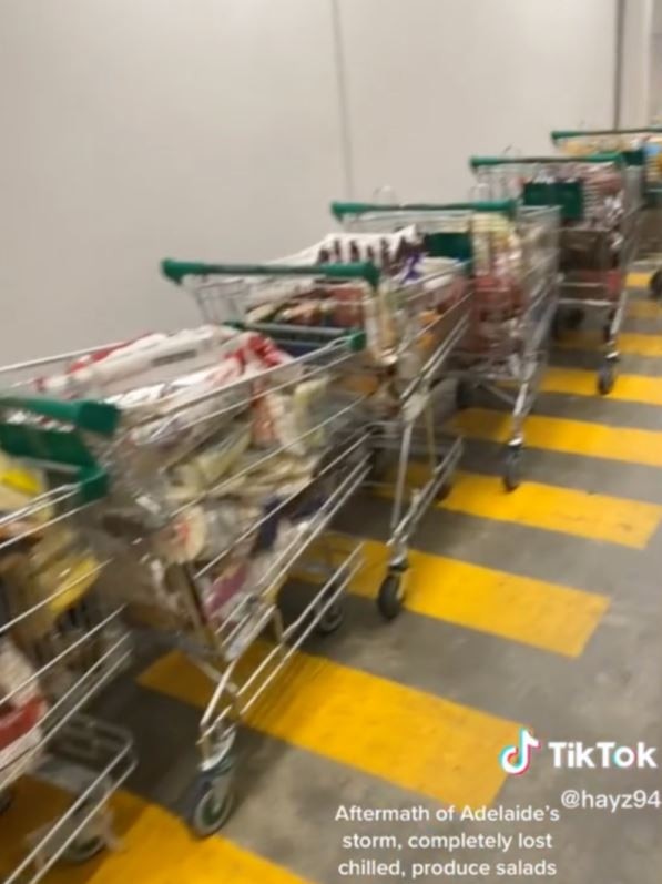 All Woolworths stores have now returned to trading as usual. Picture: TikTok