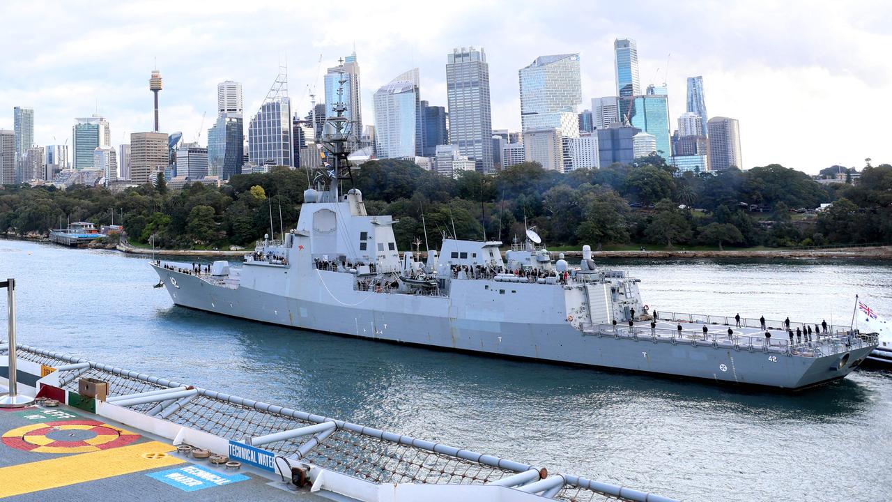 China has been sending a vessel down to monitor Talisman Sabre exercises since 2017. Picture: NCA NewsWire / Damian Shaw