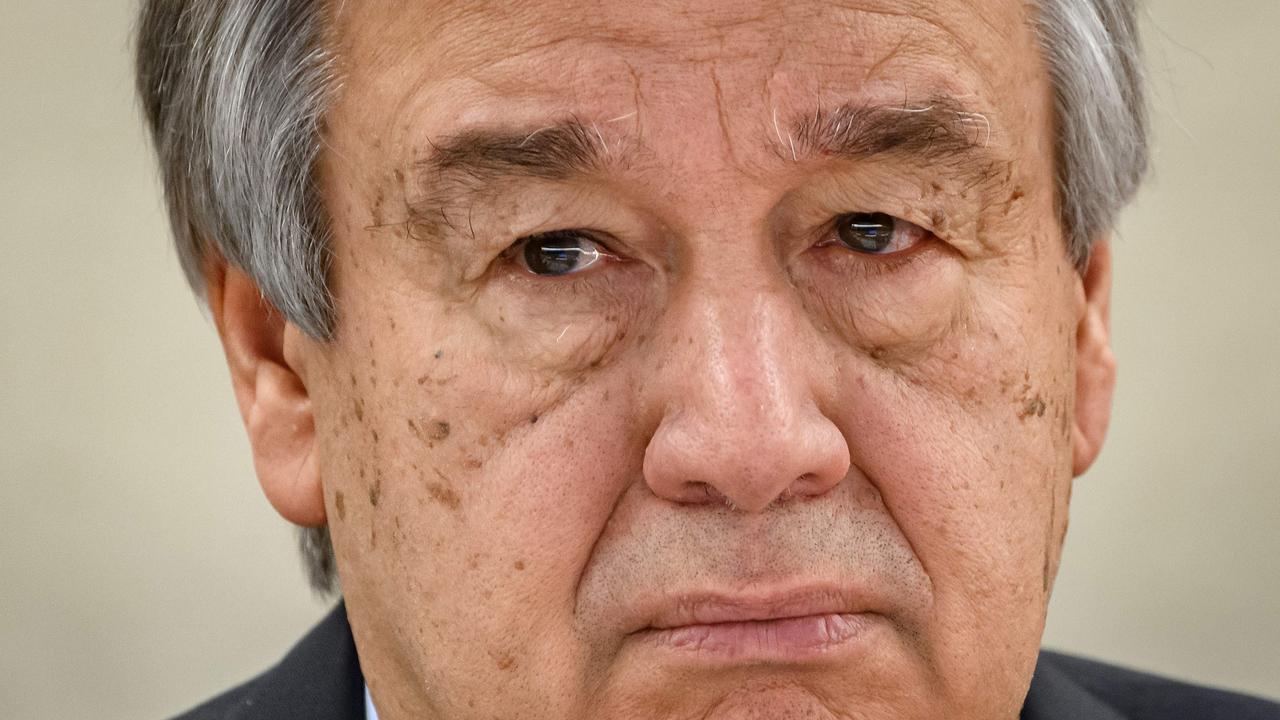 UN Secretary-General Antonio Guterres.