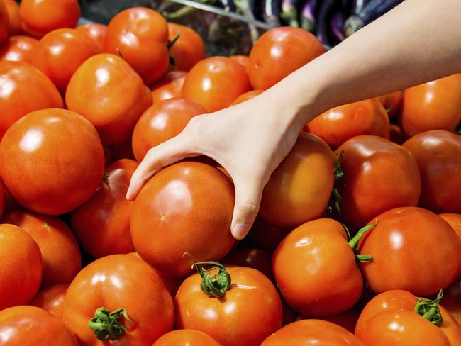 Generic photo of tomatoes for sale in a supermarket. Picture: iStock