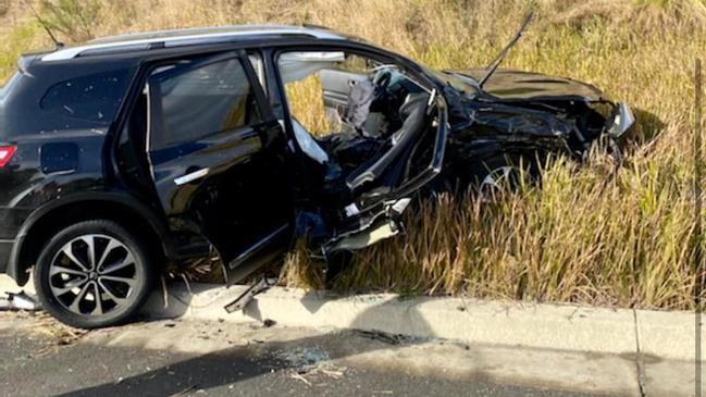 Four cars were involved in the accident. Picture: NSW Ambulance