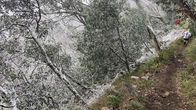 Victorians were caught off guard over the weekend after the state recorded its coldest February morning since 1993. Picture: Facebook