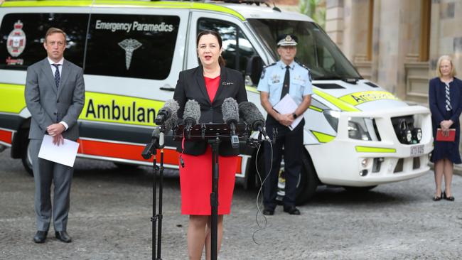 Premier Annastacia Palaszczuk at parliament. Picture: Annette Dew