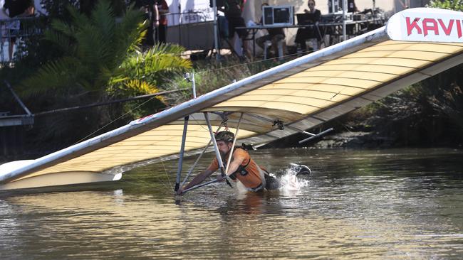 Reviving the Moomba birdman rally “on a narrow, polluted brown creek called the Yarra River” was a council priority. Picture: David Crosling