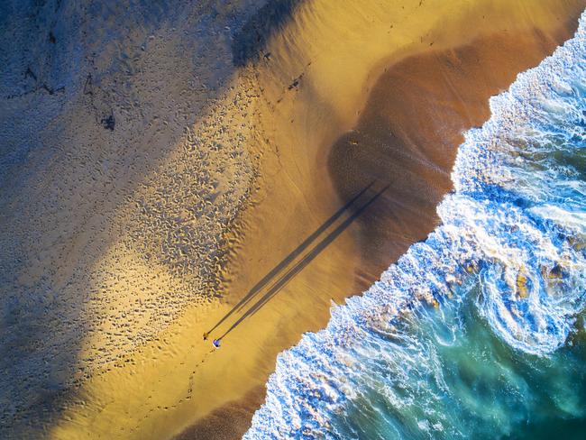 DRONE - Bells Beach, Australia. New Years Eve. Picture: Nigel Hallett/ Supplied