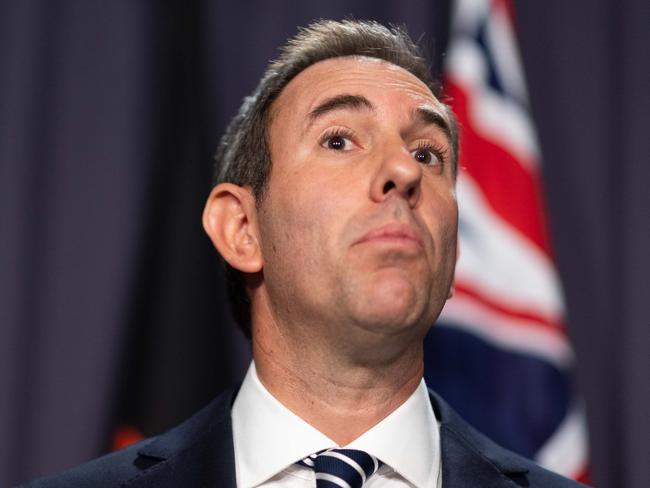 CANBERRA, AUSTRALIA - NewsWire Photos FEBRUARY 16, 2023: Treasurer Jim Chalmers during a press conference in Parliament House in Canberra.Picture: NCA NewsWire / Gary Ramage