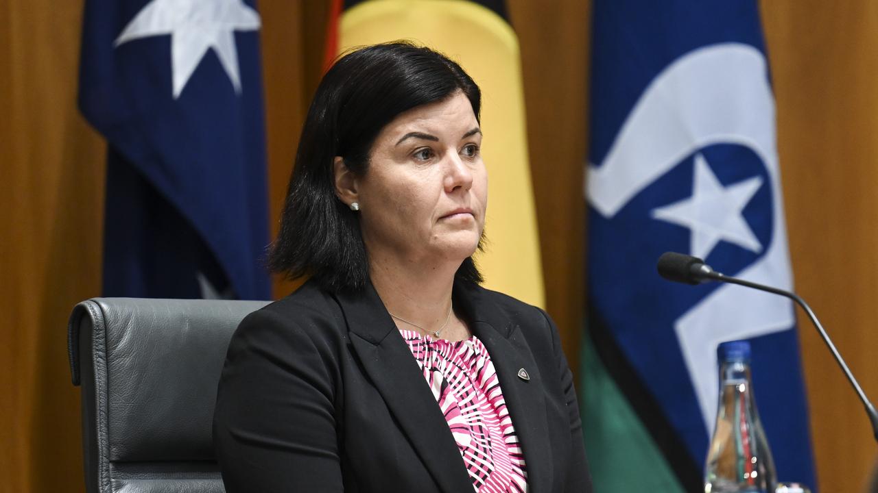 Last year Chief Minister Natasha Fyles rejected the pay increase for politicians, after the Treasurer’s Mid-Year Report forecasted a half-billion dollar budget blowout. Picture: NCA NewsWire / Martin Ollman