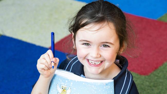 St John Vianney's Primary School prep student Grace, 6. Picture: Renae Droop