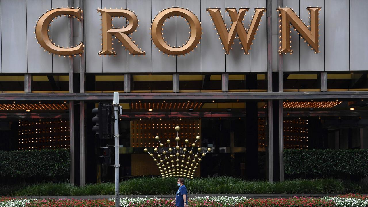 Blackstone may see plenty of allure in Crown even while gambling revenue has dwindled. Picture: William West/AFP