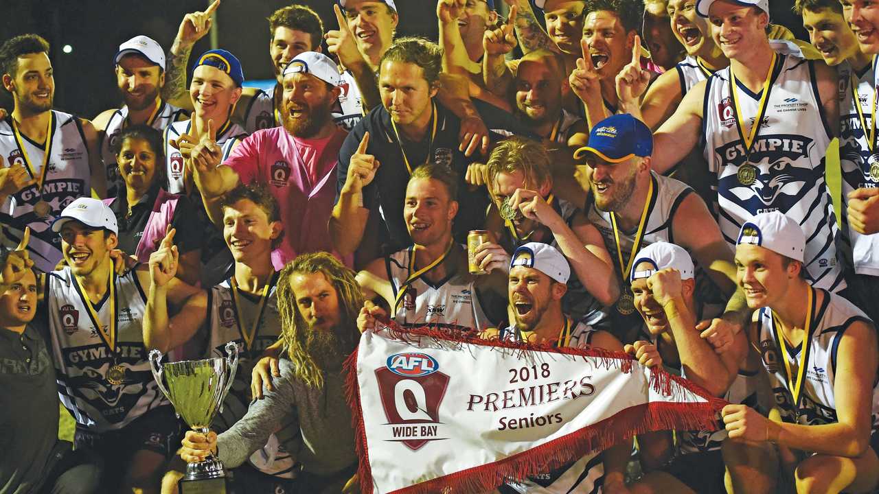 WATCH: Gympie Cats sing club song after premiership win | The Courier Mail