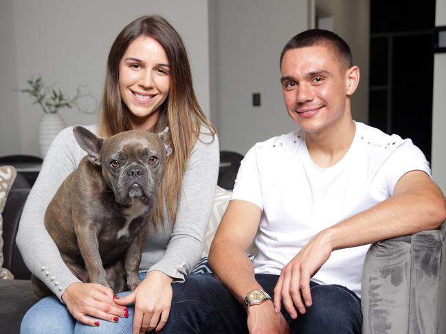 The couple met in 2016 at the gym. Picture: Christian Gilles