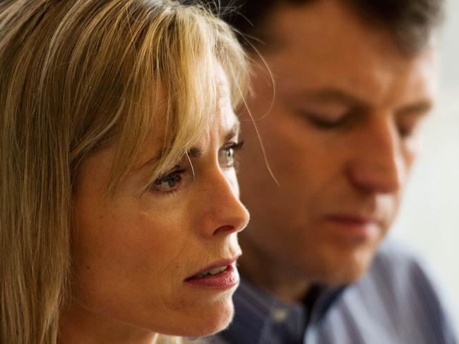 Kate and Gerry McCann have vowed to fight online trolls. Picture: AFP/Leon Neal