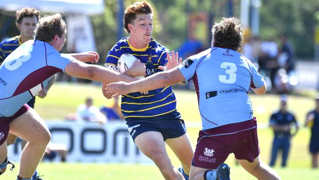 East player Jarrod Homan Colts 1 rugby union between Norths and Easts. Saturday April 15, 2023. Picture, John Gass