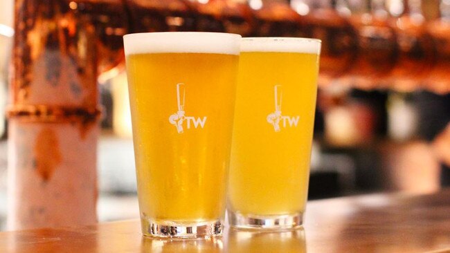 Tapworks Bar and Grill offers craft and mainstream beer as well as cider and cocktails. 