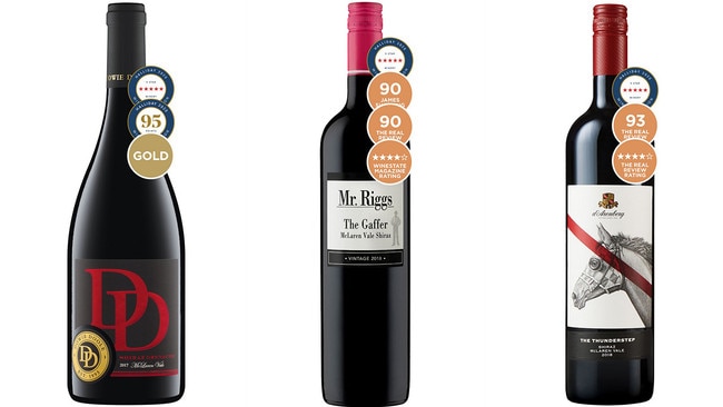 d’Arenberg, Dowie Doole and Mr Riggs are all rated five-star red wineries by James Halliday.