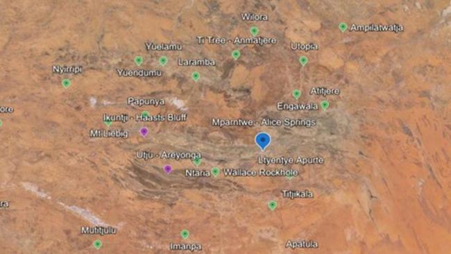 The Lutheran Care Money Hub Service Delivery Communities in Central Australia. Picture: Lutheran Care