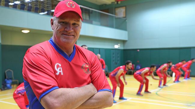 Dean Jones during his time coaching Afghanistan