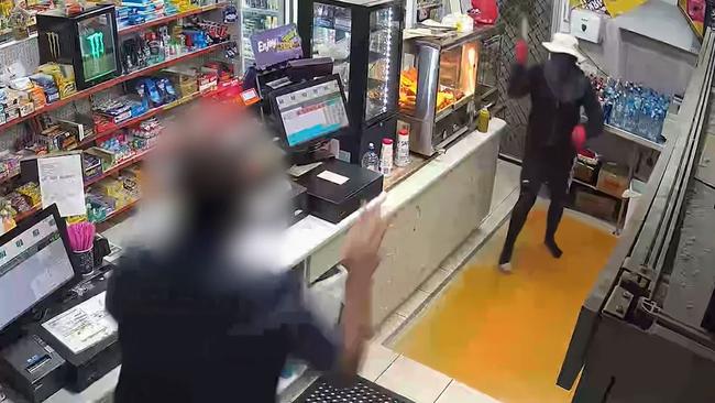 A teen has been arrested over an alleged attempted armed robbery at a Marian Caltex service station about 5.20am Sunday, July 10, 2022. Picture: QPS