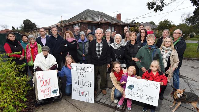 Residents had objected to the plans for 1 Laurence Grove, Ringwood East, which have now been approved by VCAT. Picture: Steve Tanner