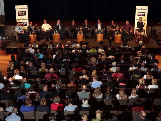 The Can We Talk forum in Campbelltown. Picture: John Fotiadis