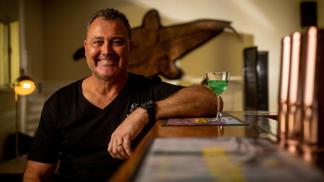 David Willing has opened a gin cocktail bar in Winnellie. Picture: Che Chorley