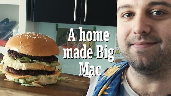 A homemade Big Mac