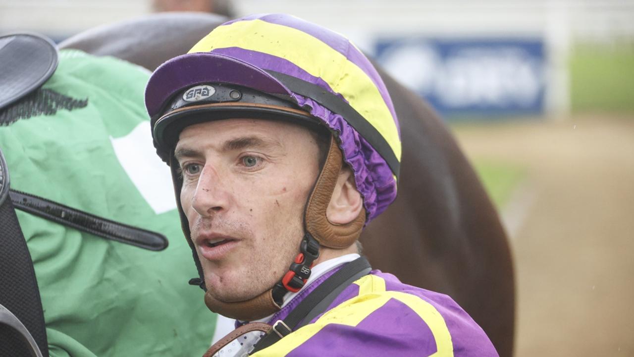 Ben Looker looks hard to beat in the TAB Jockey Challenge at Grafton. Picture: Bradley Photos