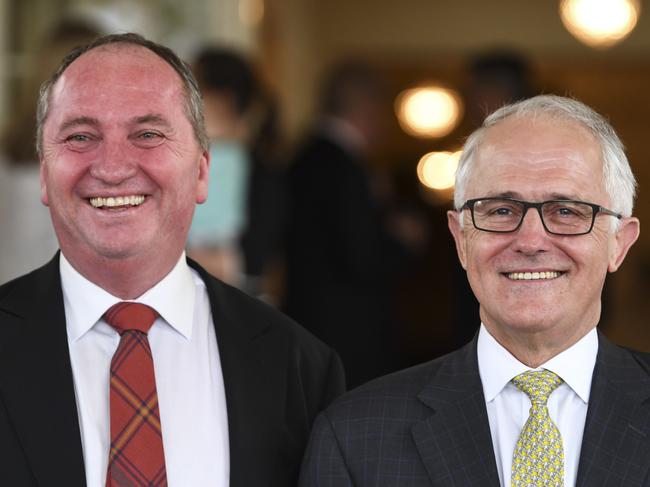 Barnaby Joyce served as deputy prime minister under the Turnbull government. Picture: AAP Image/Lukas Coch