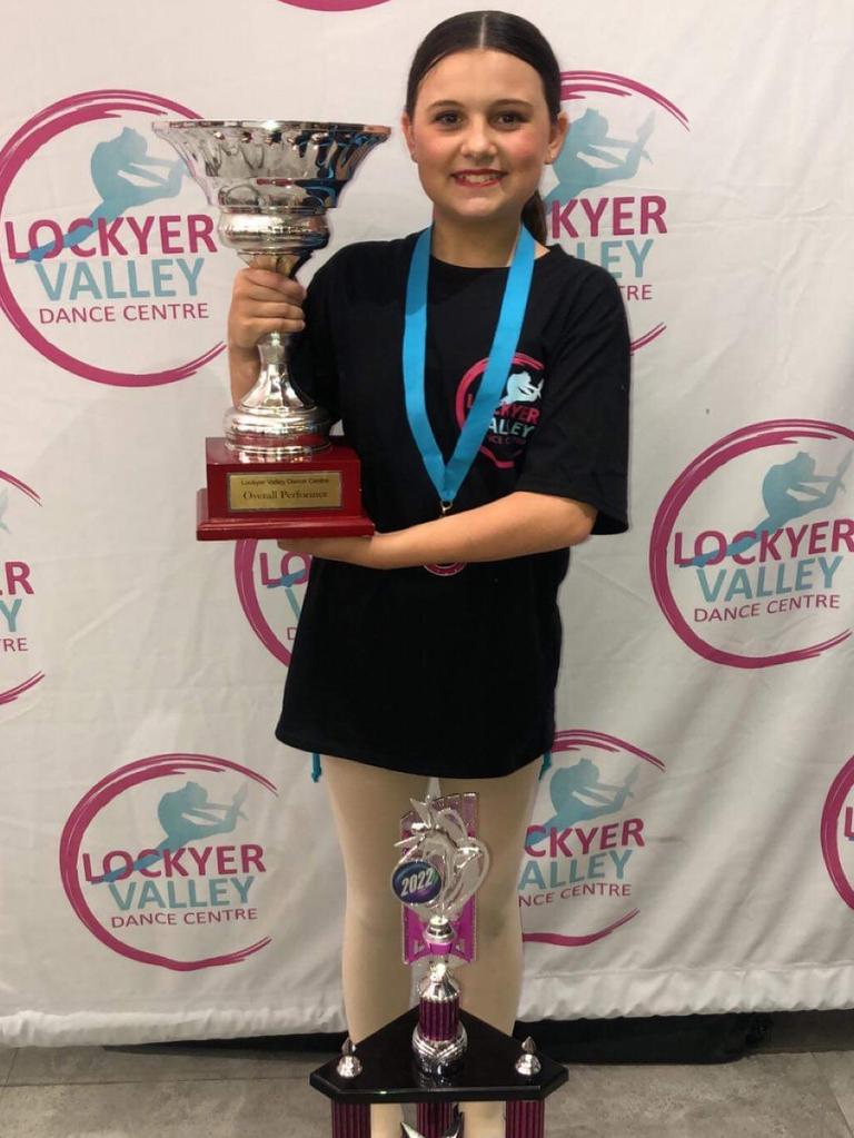 Millicent Patterson has been named as an up and coming dancing star across the region for 2022. Monday, January 09, 2023. Picture: supplied