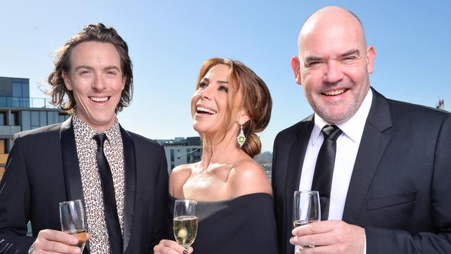 The former Nova drive team of Tim Blackwell, Kate Ritchie and Marty Sheargold. Picture: Eugene Hyland