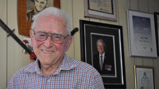 World War II veteran and Sarina resident Leonard Lister. Picture: Heidi Petith