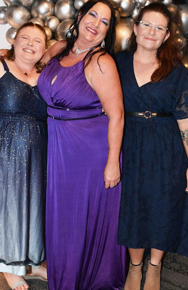 Ebony Cox, Julie Allwright and Shona Sellars at Gympie Women Business Awards. Picture: Patrick Woods.