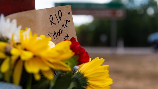 Flowers and tributes mark the spot where Eleftheria ‘Rita’ Skliros, 75, tragically died on November 14.