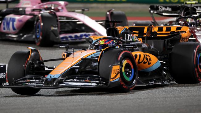 Oscar Piastri of Australia driving the (81) McLaren MCL60 Mercedes on track during the F1 Grand Prix of Bahrain at Bahrain International Circuit. Picture: Getty Images