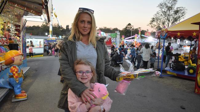 Kristy and Amani at the Gatton Show on Saturday, July 22, 2023. Picture: Peta McEachern