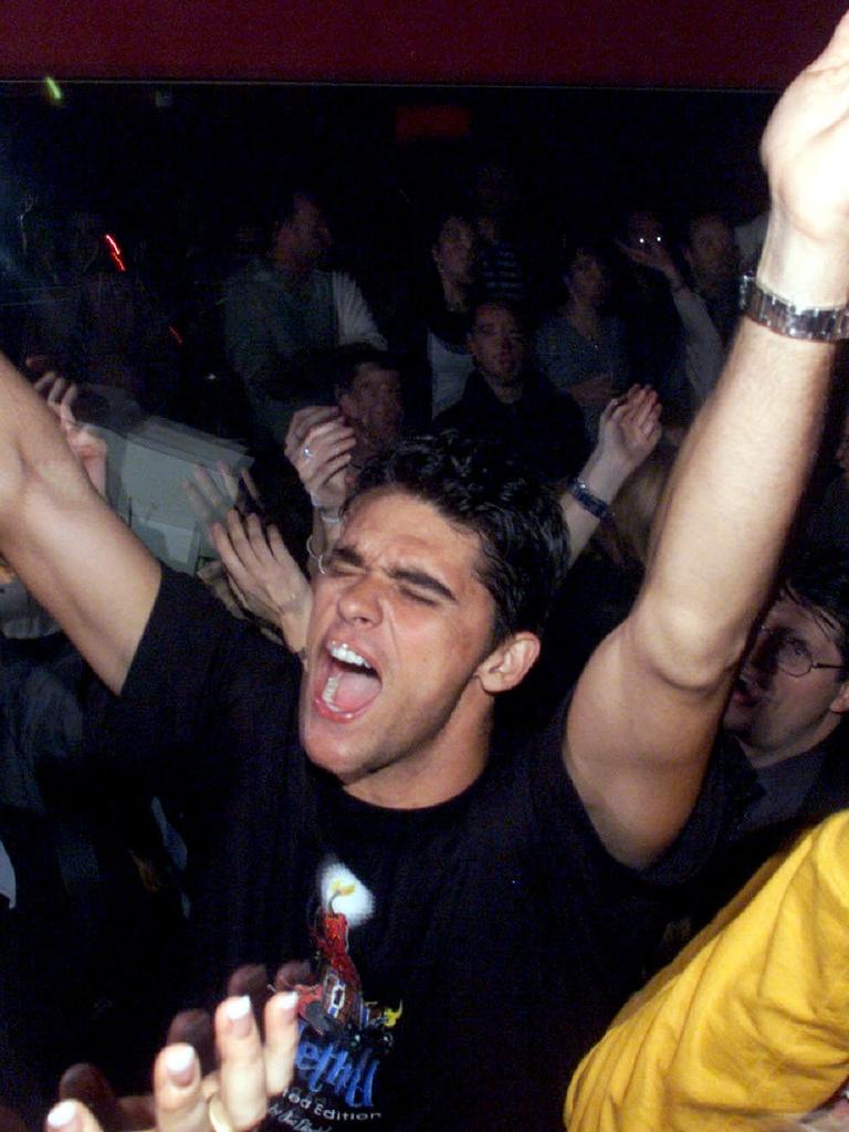 Philippoussis partied like it was 1999 … in 1999, when Australia won the Davis Cup.