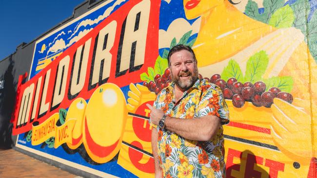 Mildura region is rebranding as Tropical North Victoria, with Shane Jacobson as ambassador. Picture: Supplied