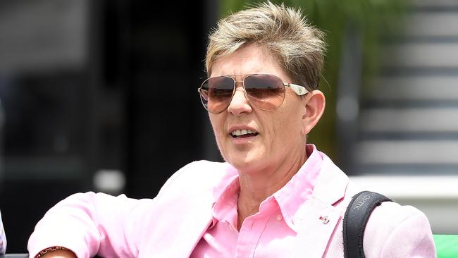 Desleigh Forster was in the winners’ circle with Boom Spender at Doomben. Picture: AAP